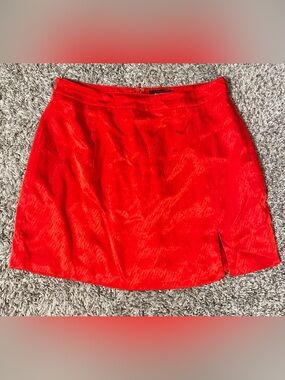4SI3NNA Vibrant Red Skirt